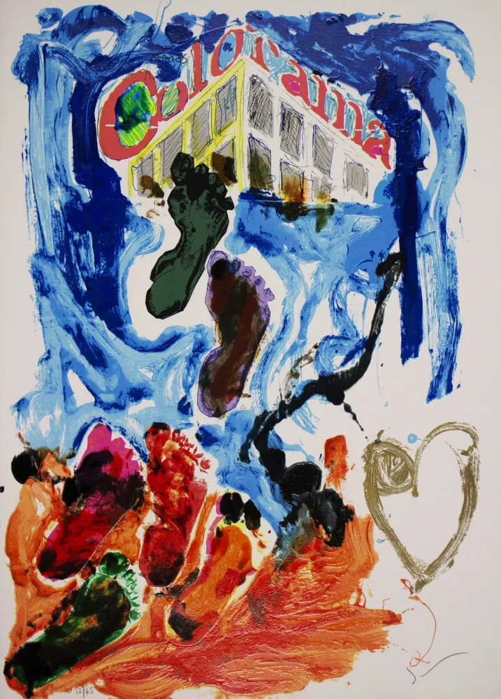 丝网印刷 Schifano - Untitled