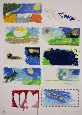 丝网印刷 Schifano - Untitled