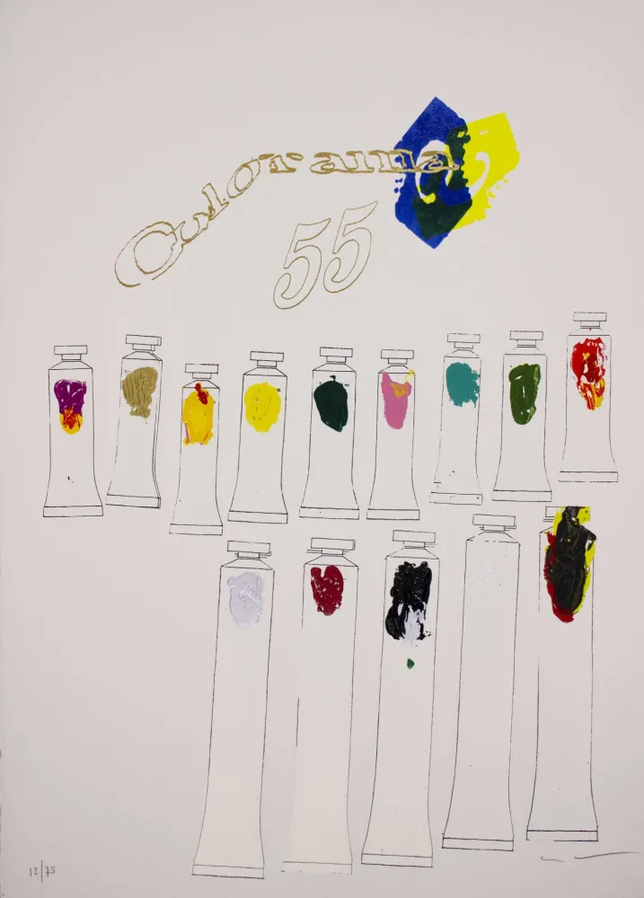 丝网印刷 Schifano - Untitled