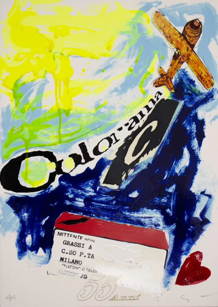 丝网印刷 Schifano - Untitled