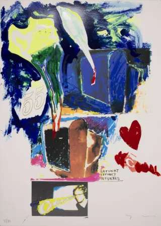 丝网印刷 Schifano - Untitled