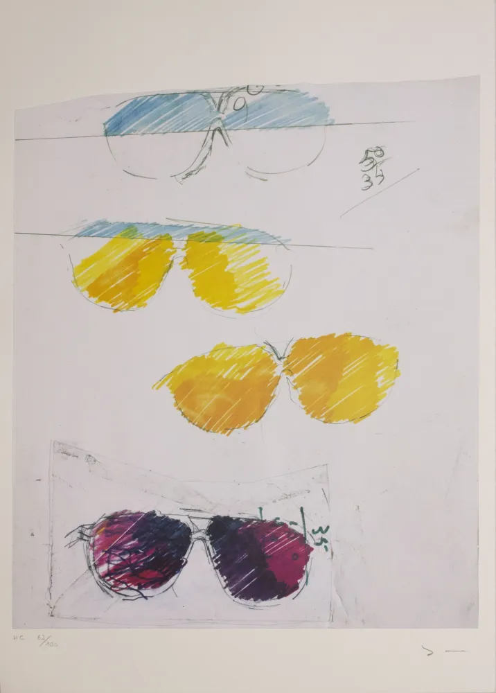 丝网印刷 Schifano - Visioni