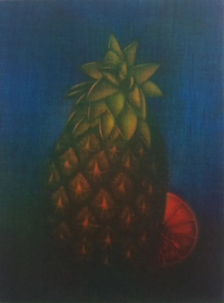 美柔汀铜版画 Schkolnyk - Ananas