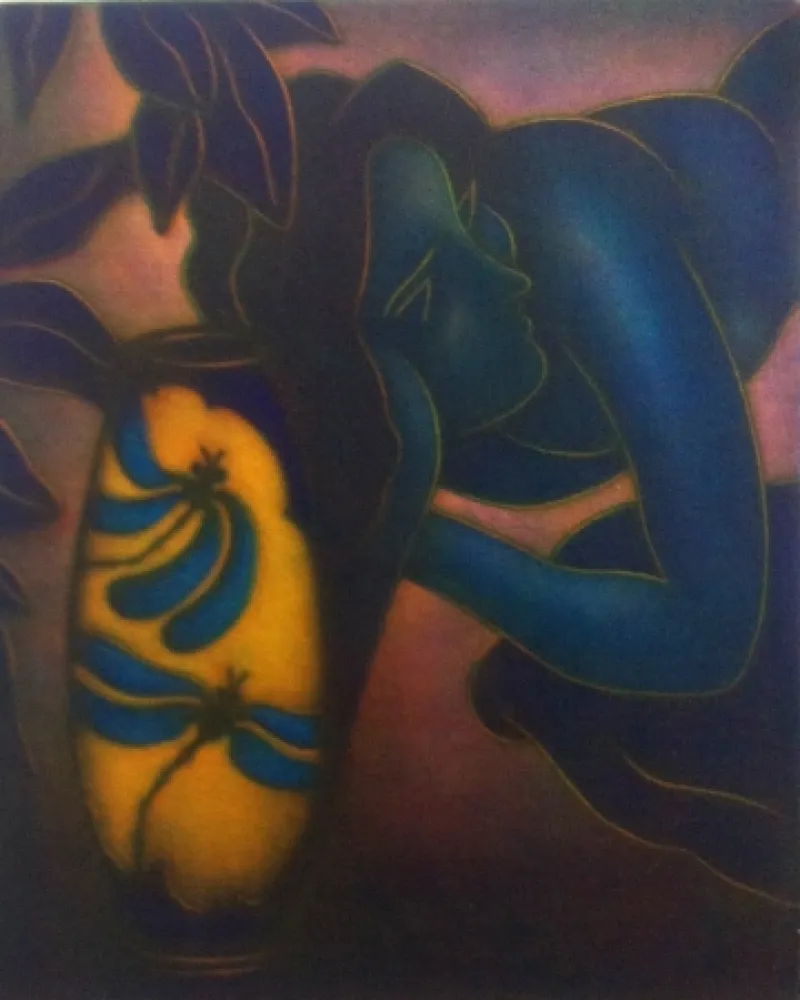 美柔汀铜版画 Schkolnyk -  Hommage à Gauguin