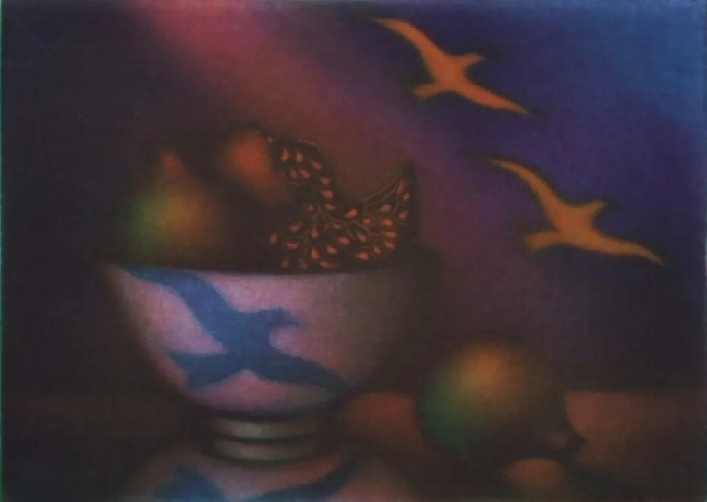 美柔汀铜版画 Schkolnyk - L'envol