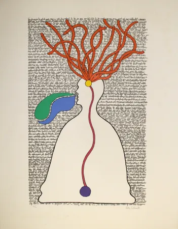 石版画 Schmidt - Flowing in the Right Direction