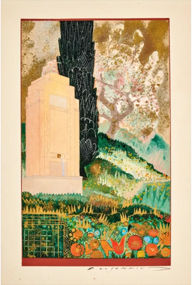 插图书 Schmied - LE CANTIQUE DES CANTIQUES. Exemplaire de Schmied avec gouaches originales (1925)
