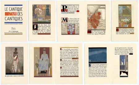 插图书 Schmied - LE CANTIQUE DES CANTIQUES. Traduction de Ernest Renan (1925)