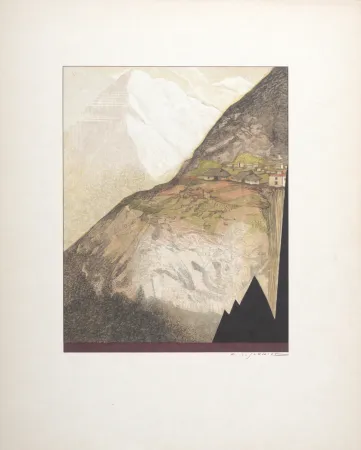 木刻 Schmied - Paysage#2, 1930