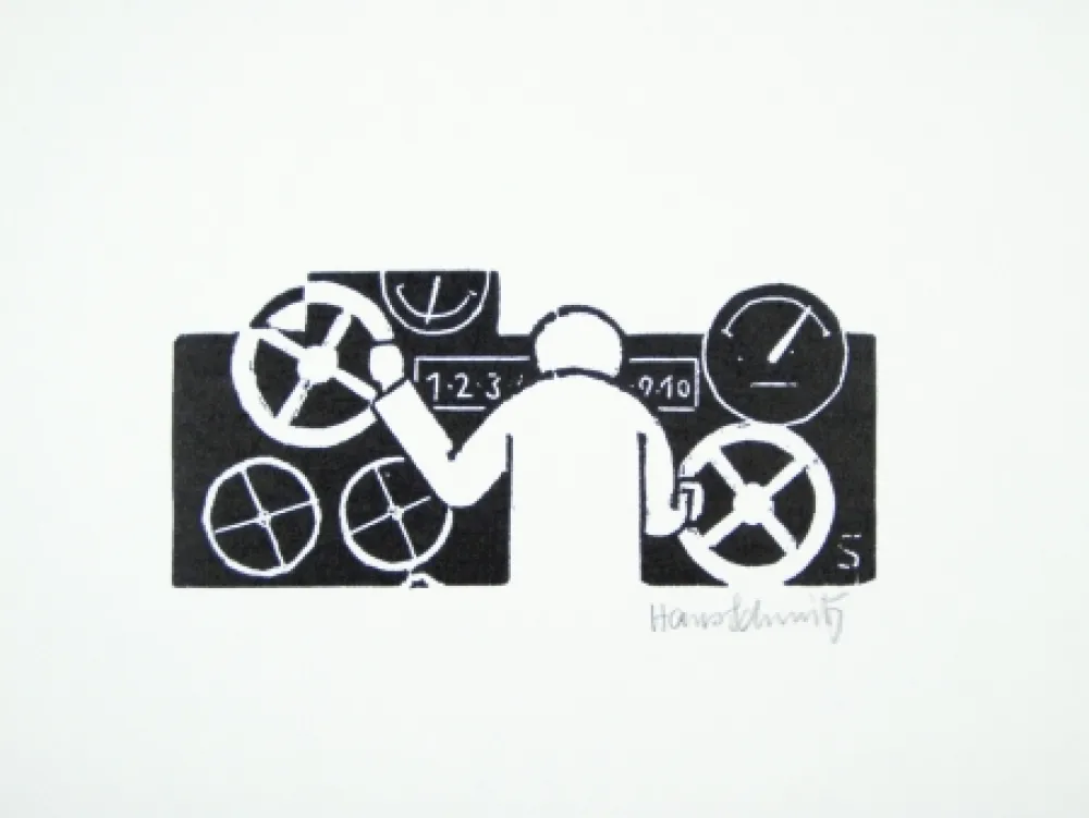 油毡版画 Schmitz - Arbeiterausbildung (Worker's Education)