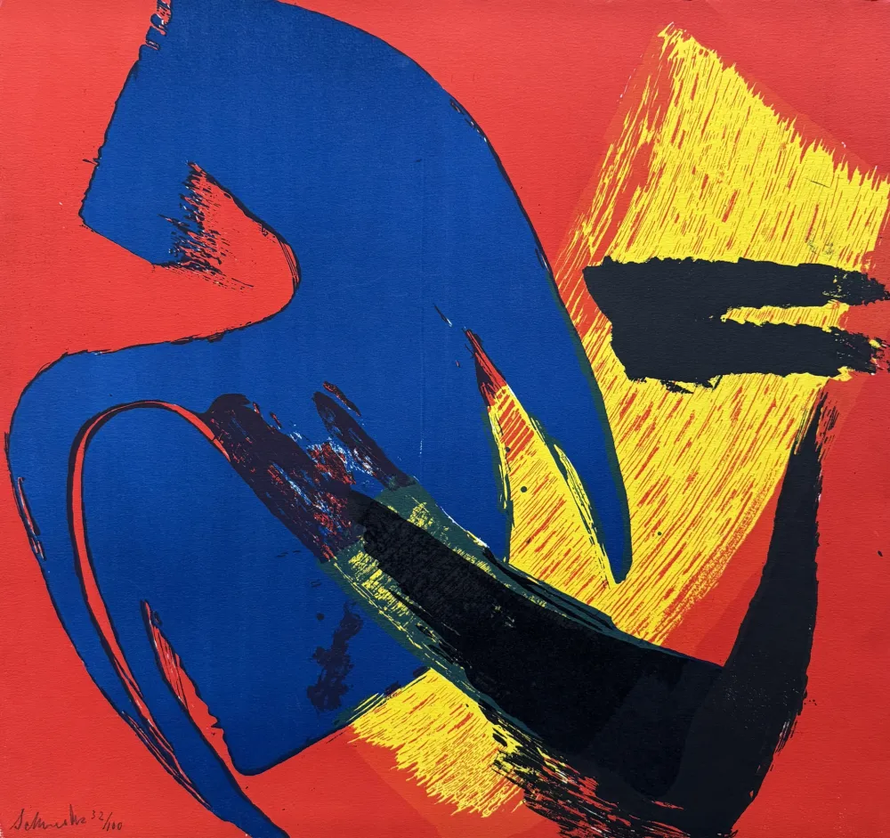 石版画 Schneider - Composition, 1980