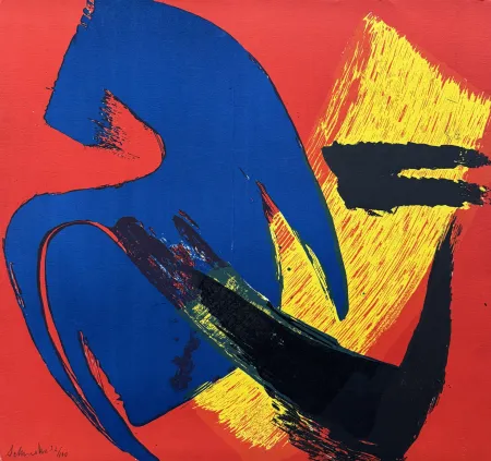 石版画 Schneider - Composition, 1980