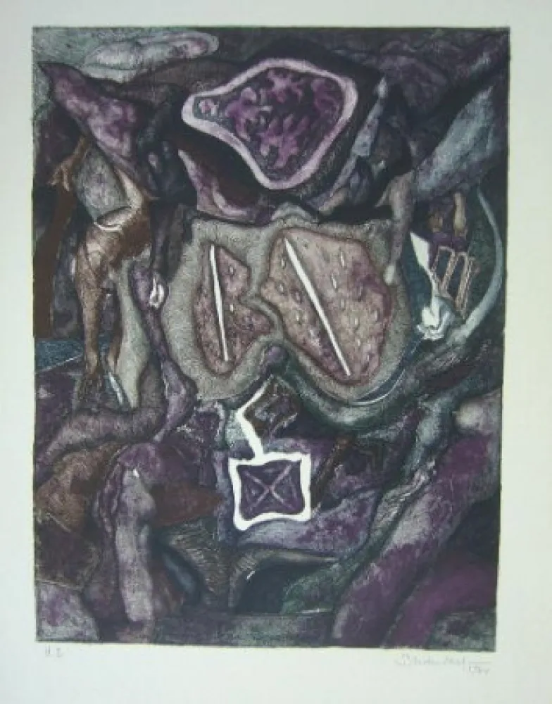 石版画 Schoendorff - Sans titre