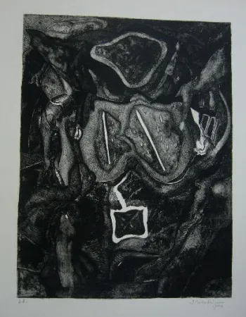 石版画 Schoendorff - Sans titre