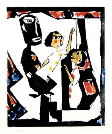 木刻 Schott - Thetaer (Theatre)