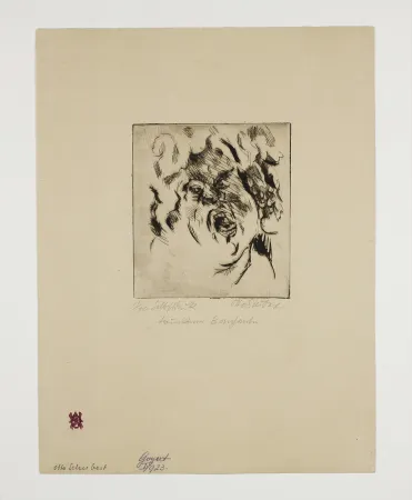 干刻版画 Schubert - Trunkener Bacchante (Drunken Bacchant)