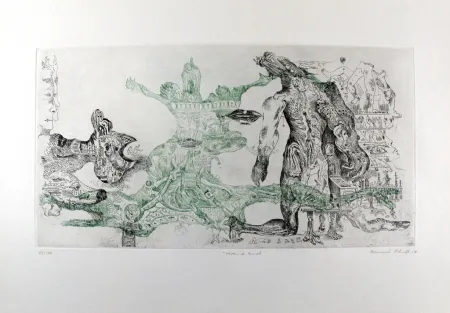 蚀刻版画 Schultze - Vereint Euch