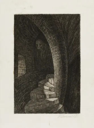 版画 Schwimbeck - Kâmarûpa I