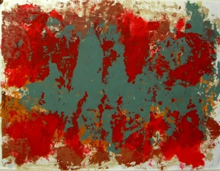 石版画 Scialoja - Senza titolo