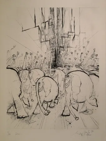 蚀刻版画 Searle - Festival