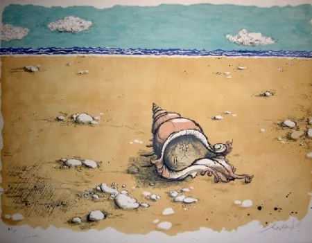 石版画 Searle - I am lonely