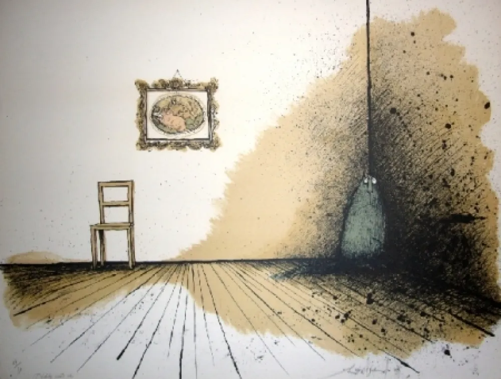 石版画 Searle - Nobody wants me