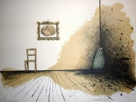 石版画 Searle - Nobody wants me