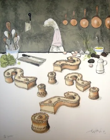 石版画 Searle - Quo Vadis