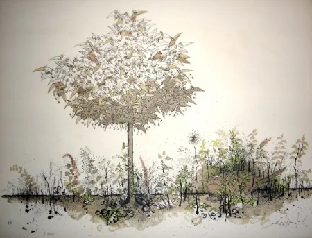 石版画 Searle - The Stranger