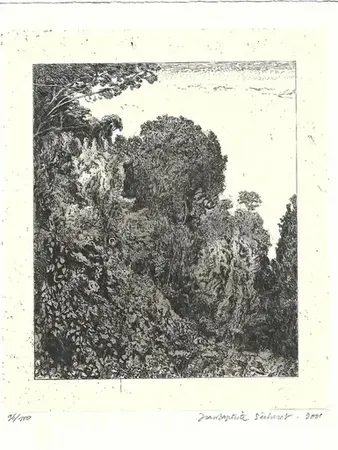 版画 Sécheret - Le bois d 'acacias (2001)