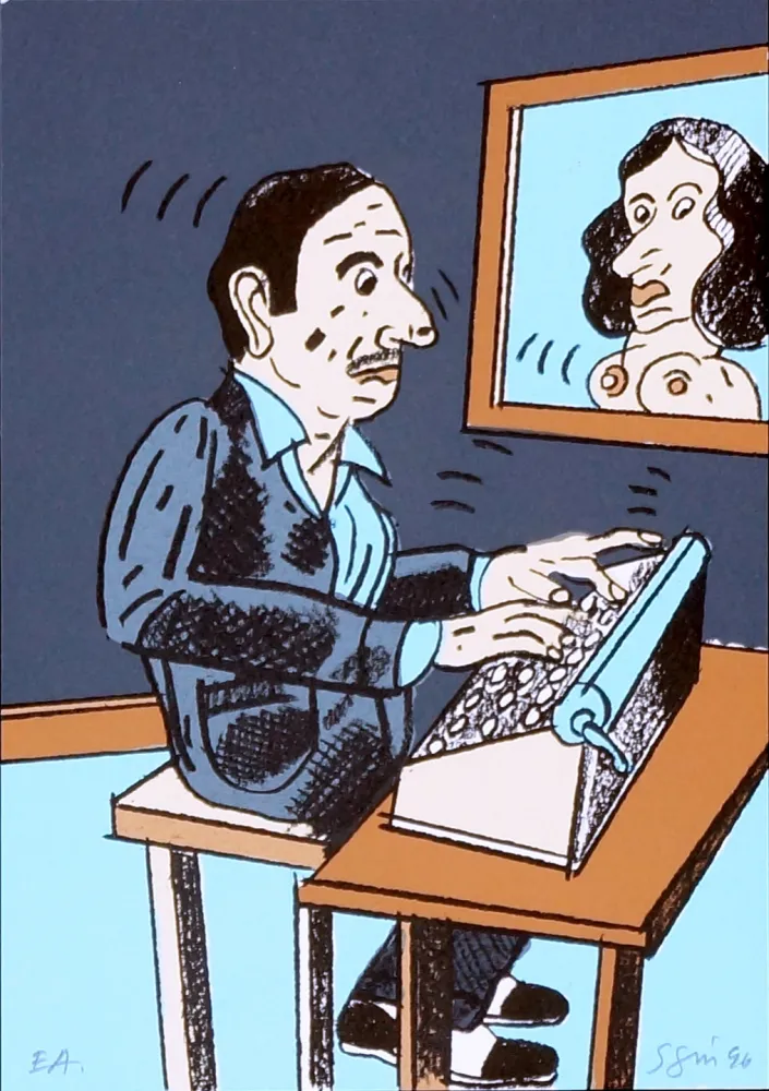 石版画 Segui - Dractylo