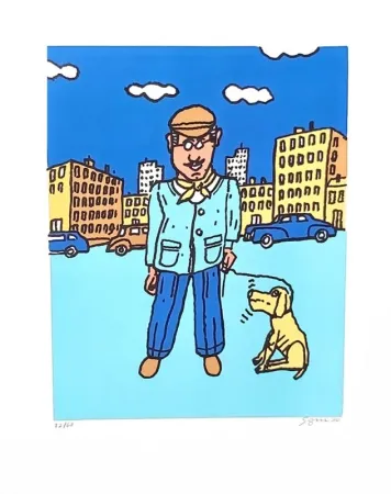 石版画 Segui - ENRIQUE / Grand-Père Maïdana