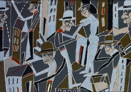 石版画 Segui - Le froid bleu des contre nuits 3