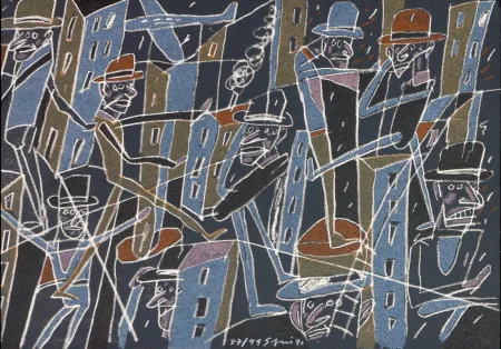 石版画 Segui - Le froid bleu des contre nuits 6