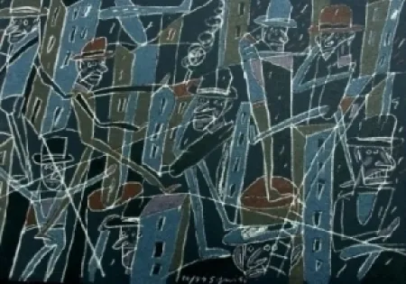 石版画 Segui - Le froid bleu des contre-nuits