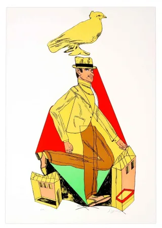 石版画 Segui - Pigeon