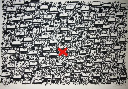 石版画 Segui - Pour le peuple africain