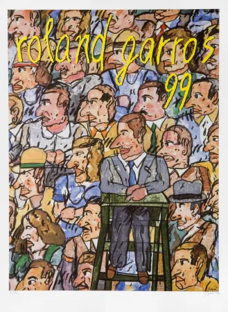 胶版印刷 Segui - Roland Garros