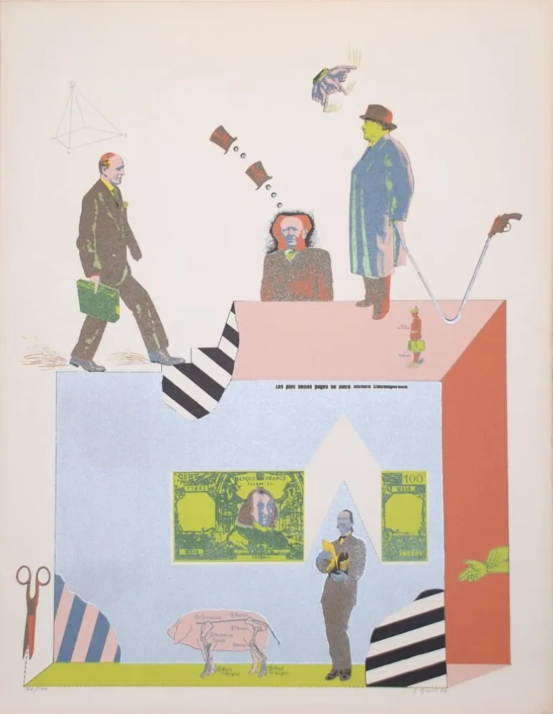 石版画 Segui - Sans Démagogie