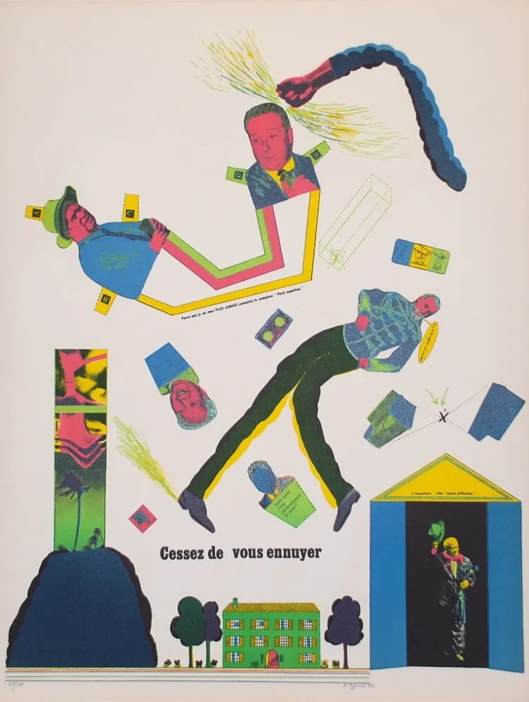 石版画 Segui - Sans Démagogie