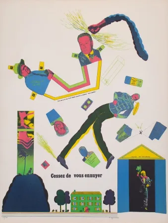 石版画 Segui - Sans Démagogie