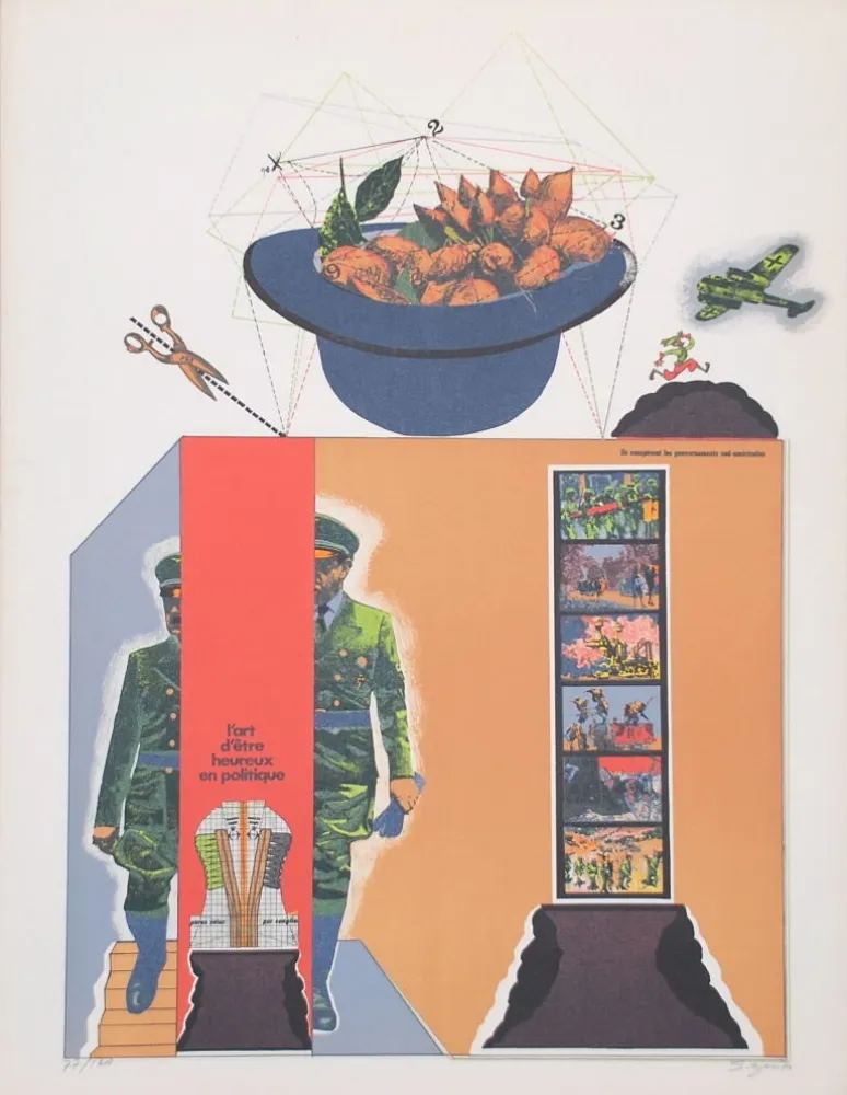 石版画 Segui - Sans Démagogie