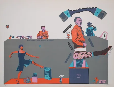 石版画 Segui - Sans Démagogie