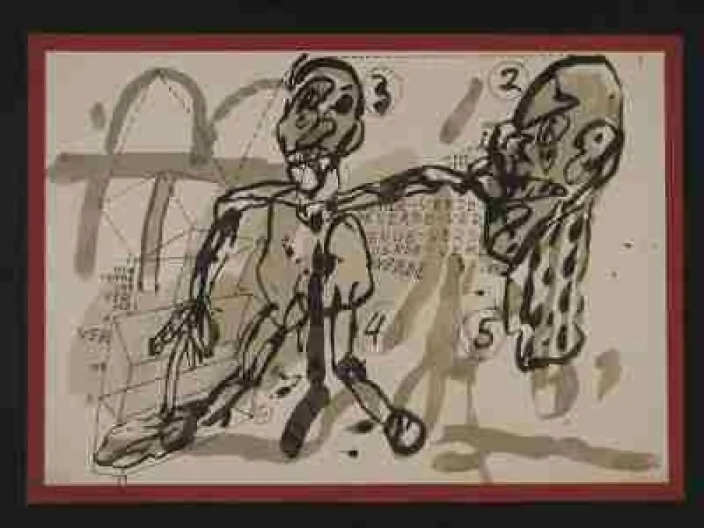 丝网印刷 Segui - Sans titre