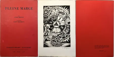 蚀刻版画 Seligmann - André Breton : PLEINE MARGE. Eau-forte originale de Kurt Seligman (1940)