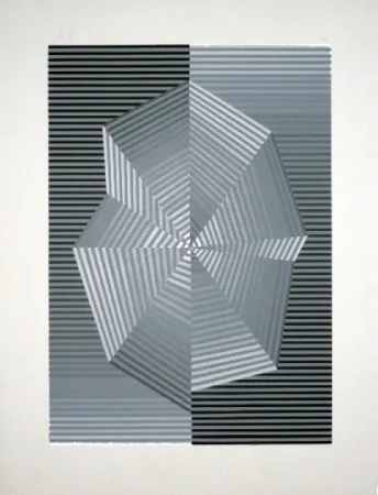 丝网印刷 Sempere - Composicción II