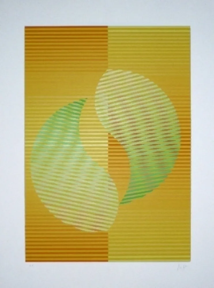 丝网印刷 Sempere - Composition 2