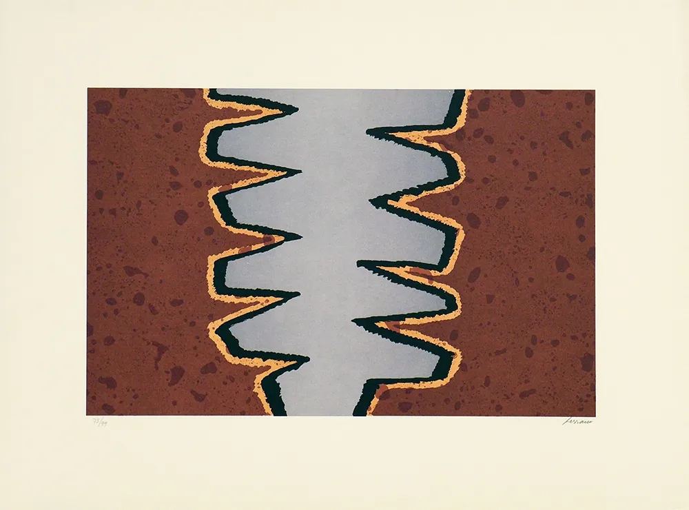 石版画 Serrano - Diálogo de contrarios