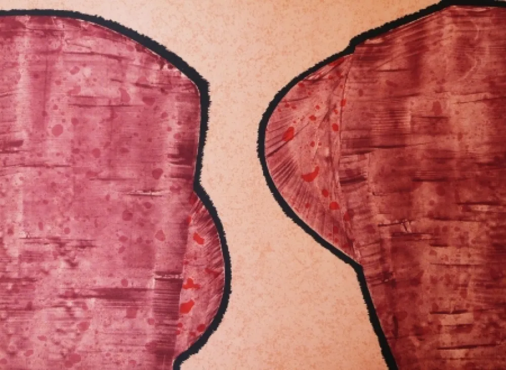 石版画 Serrano - Dialogue