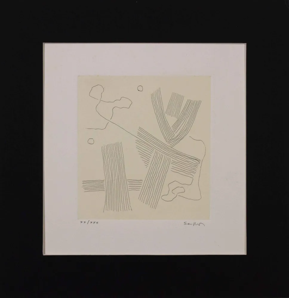 蚀刻版画 Seuphor - Ora di noi